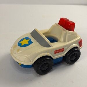 Vintage 1999 Fisher Price Little People #74888 Police Car With Sound and Lights